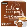 Café Escapes Café Caramel, Keurig Single-Serve K-Cup Pods, Flavored Coffee, 12 Count (Pack of 6) 72 Count