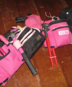 The Orignal Pink Box 2-Pouch 10-Pocket Canvas Tool Belt with Hammer Loop, and Adjustable Waist, Pink 37 81hXSzBDEvL