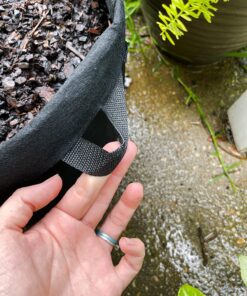 VIVOSUN 5-Pack 10 Gallon Plant Grow Bags, Heavy Duty Thickened Nonwoven Fabric Pots with Handles Black 10 Gallons 41 81hXT2YkSqL