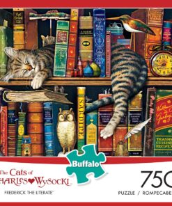 Alternative view of Buffalo Games - Charles Wysocki - Frederick the Literate - 750 Piece Jigsaw Puzzle Multicolor, 24"L X 18"W
