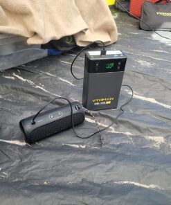 VTOMAN X1 Jump Starter with Air Compressor, 2500A Portable Battery Booster(Up to 8.5L Gas/6L Diesel Engines) with 150PSI Digital Auto Tire Inflator, 12V Car Lithium Battery Jump Box Pack Power Charger Gray 40 81hXuXeRzvL