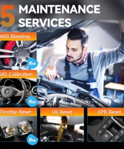 Alternative view of FOXWELL NT614 Elite Car Scanner, 2023 Engine Airbag Transmission ABS Scan Tool with 5 Services ABS Bleeding, SAS Calibration, EPB Throttle Oil Light Reset Tool, Live Data OBD2 Scanner Diagnostic Tool