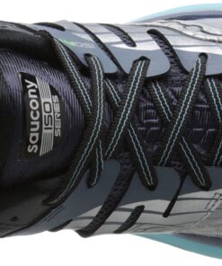 Saucony Women's Triumph ISO 2 Running Shoe 7 Grey/Blue/Slime 12 81hbdsNOavL