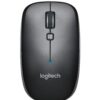 Logitech M557 Bluetooth Mouse – Wireless Mouse with 1 Year Battery Life, Side-to-Side Scrolling, and Right or Left Hand Use with Apple Mac or Microsoft Windows Computers and Laptops, Gray Standard Packaging