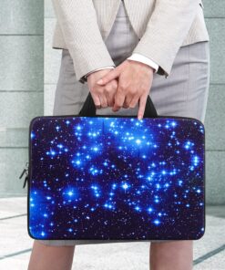 iColor Starry Ultra-Portable Neoprene Carrying Protective Case Sleeve Briefcase Pouch Bag Tote with Handle Fits 11.6 12 12.1 12.2 Inch Netbook/Laptop (IHB12-003) 11.6" ~ 12.1" IHB12-03 11 81hdbzoJqoS