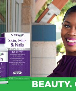 Natrol Biotin Beauty Tablets Promotes Healthy Hair Skin and Nails Helps Support Energy Metabolism Helps Convert Food Into Energy Maximum Strength 10000mcg, Multi, 200 Count 28 81he9q2iSHL