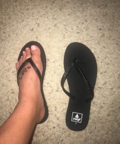 Reef Women's Stargazer Sandal 8 Black/Black 31 81heq2b1jL