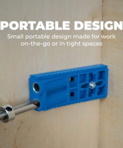 Kreg R3 Jr. Pocket-Hole Jig System - Portable Kreg Pocket-Hole Jig - Easy Clamping & Adjusting - Includes Positioning Sliders - For Materials 1/2" to 1 1/2" Thick 28 81hfJb6aIpL