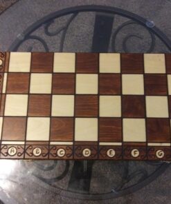 Wegiel Chess Set - Consul Chess Pieces and Board - European Wooden Handmade Game - JUNIOR 99 81hfiCxwYLL