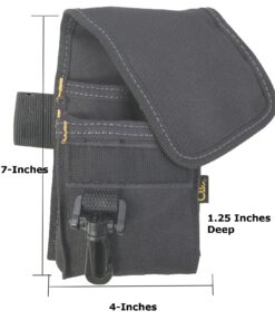 Custom Leathercraft CLC 1104 Construction Multi-Purpose Poly Tool Holder, Cell Phone Holder 1 53 81hfzVS6a5L