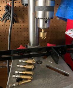 Baban Countersink Drill Bit,Countersink Drill Bit Set 6 Pcs 1/4'' Hex Shank HSS 5 Flute Countersink 90 Degree Center Punch Tool Sets for Wood Quick Change Bit 6mm-19mm 36 81hhd9jvNwL