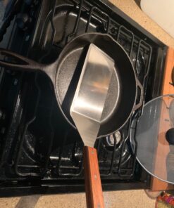 New Star Foodservice 36350 Wood Handle Extra Large Grill Turner/Spatula with Cutting Edge and 4-Inch Wide Blade, 16-Inch 4-Inch W Blade, 16-Inch L 17 81hiAOvP3BL