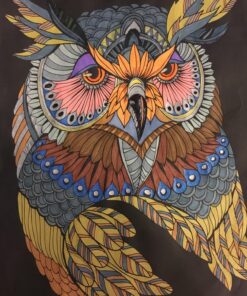 Adult Coloring Book: Midnight Edition: 29 Animal Designs for Stress Relief (Unibul Press Coloring Books) Paperback 42 81hiQRu7FKL