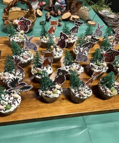 Evergreen Trees for Cake and Cupcake Decorating (24-Pack) 22 81hiSAHrLBL