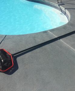 JED Pool Tools 50-560-16 Professional Deluxe Anodized Telescopic Pole, 16-Feet,Black and Silver Pole Only 24 81hjjpJ5reL