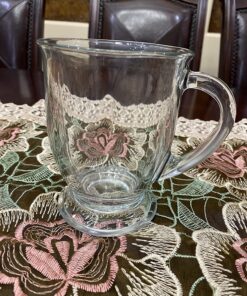 Anchor Hocking 16-oz Café Glass Coffee Mugs, Clear, Set of 6 36 81hlWbUsFCL