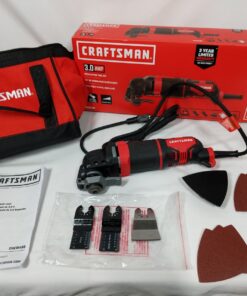CRAFTSMAN Oscillating Tool Kit, 3-Amp, 14-Pieces, Corded (CMEW400) 45 81hll BT4cL