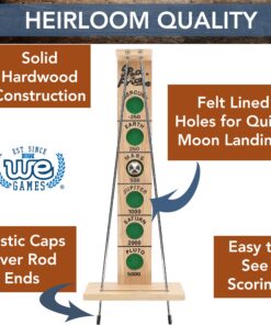 WE Games Shoot the Moon - Solid Wood, 18 in. 17 81hoqlQRK9L