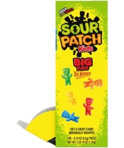 SOUR PATCH KIDS Big Individually Wrapped Soft & Chewy Candy, Christmas Candy Stocking Stuffers, 240 Count Box Mixed-Fruit 47 81hpLasyBL
