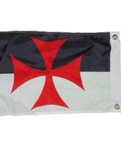 quarks Templar Knights Flag Polyester 12 X 18 Inches Boat Motorcycle Fort 3 81hsJansLpL