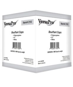 Nurse/Bouffant Cap (Hairnets), White, Box of 100 Pieces - 21" 4 81hspP2IbQL