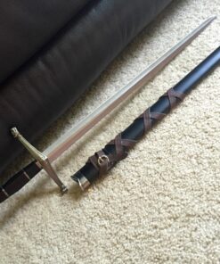 Tomahawk Sword Black Prince or Middle Ages Broadsword Options | 17" Stainless Steel Blade | Historical Collection Items for Display | Faithful Recreations of Legendary Weapons | Scabboard or Sheath Black Prince Sword 20 81htE9ZxMsL