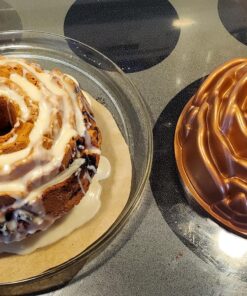 Nordic Ware Platinum Rose Cast Aluminum Bundt Pan, One size, copper 57 81htLAfKLUL