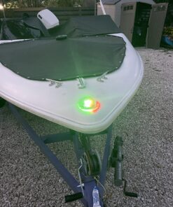 Acelane Boat LED Navigation Lights, Marine Red and Green Sidelights Sailing Signal Lights Bow Lights Stainless Steel 12V IP65 Waterproof for Boating Fishing Yacht, Pontoons, Chandlery Boat, Skeeter Boat Light 02 16 81htXe ElL