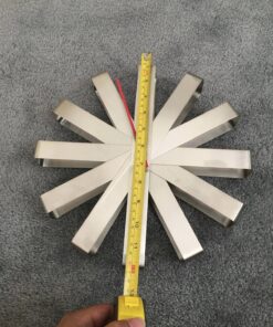 Umbra Ribbon Wall Clock Stainless-steel 41 81huYplEvmL