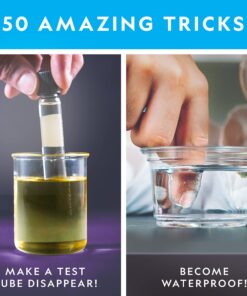 NATIONAL GEOGRAPHIC Science Magic Kit – Science Kit for Kids with 50 Unique Experiments and Magic Tricks, Chemistry Set and STEM Project, A Great Gift for Boys and Girls (Amazon Exclusive) Mega Science Magic 36 81huveXvQpL