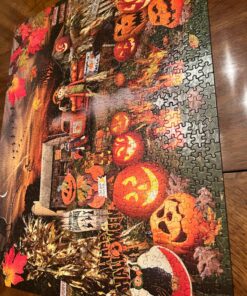 White Mountain Puzzles Jack O Lanterns, 1000 Piece Jigsaw Puzzle 19 81hx3RPOHcL