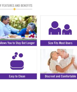 DMI Urinal for Men, Portable Urinal With Elastic Waistband And Urine Collection Bag or Leg, FSA and HSA Eligible, Holds Up To 20 Ounces Of Fluid, One Size Fits Most, Reusable And Washable Urinal Kit 14 81hxOb5iuwL