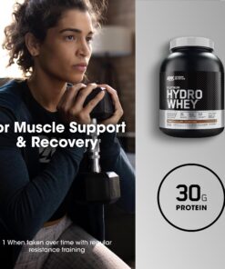 Optimum Nutrition Platinum Hydrowhey Protein Powder, 100% Hydrolyzed Whey Protein Isolate Powder, Flavor: Turbo Chocolate, 40 Servings, 3.61 Pounds (Packaging May Vary) 40 Servings (Pack of 1) 21 81hzpXEKoLL