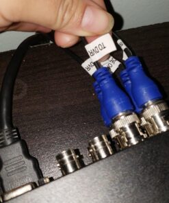 ANNKE 4 Pack 30M/100ft All-in-One Video Power Cables, BNC Extension Surveillance Camera Cables for CCTV Security DVR System Installation, Free 8 x BNC Connectors and 100pcs Cable Clips Included Black-100ft/30M 29 81i Mn3m0L