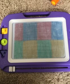 SGILE Magnetic Drawing Board Toy for Kids, Large Doodle Board Writing Painting Sketch Pad, Purple 16*13 in 46 81i jG5AZuL