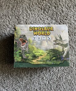 TEMI Dinosaur Toys for Kids 3-5, Realistic Jurassic Dinosaurs Figures with Play Mat & Trees to Create a Dino World Includes T-rex, Triceratops, Velociraptor, Gift for Toddler Boys & Girls 2 3 4 5 6 7 dinosaurs&mat 47 81i pjtQ L