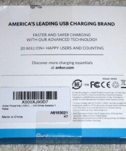 Anker USB C Cable, Powerline USB 3.0 to USB C Charger Cable (3ft) with 56k Ohm Pull-up Resistor for Samsung Galaxy Note 8, S8, S8+, S9, Oculus Quest, Sony XZ, LG V20 G5 G6, HTC 10 (White) 3ft White 1 25 81i zF44lL