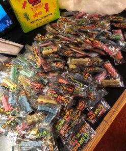 SOUR PATCH KIDS Big Individually Wrapped Soft & Chewy Candy, Christmas Candy Stocking Stuffers, 240 Count Box Mixed-Fruit 56 81i08GS22bL