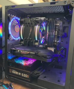 SkyTech Blaze II Gaming Computer PC Desktop – Ryzen 5 2600 6-Core 3.4 GHz, NVIDIA GeForce GTX 1660 6G, 500G SSD, 8GB DDR4, RGB, AC WiFi, Windows 10 Home 64-bit 2600 | GTX 1660 35 81i0RdfYWXL