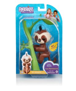 Fingerlings Baby Sloth - Kingsley (Brown) - Interactive Baby Pet - by WowWee Kingsley (Brown) 19 81i2BNnlyL