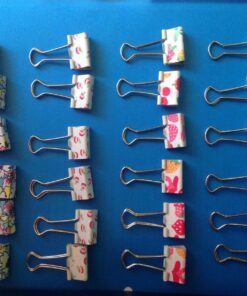 Panda SUPERSTORE Lovely Cute Printing Style Metal Binder Clips/Paper Clips/Clamps(1 Box 24 Sets) 13 81i2jbEiaL