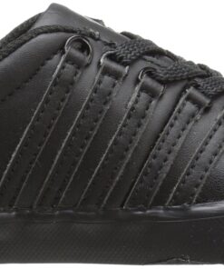 K-Swiss Classic Sneaker (Infant/Toddler/Little Kid) Infant (0-12 Months) 4.5 Infant Black/Black 13 81i3ekHGbL