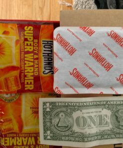 HotHands Body & Hand Super Warmers - Long Lasting Safe Natural Odorless Air Activated Warmers - Up to 18 Hours of Heat - 40 Individual Warmers 51 81i4Q WsCtL