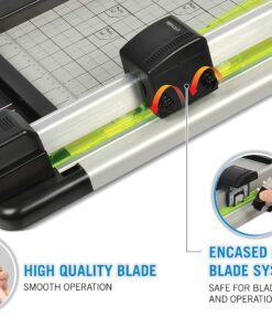 CARL Heavy Duty Rotary Paper Trimmer - 12238, Black/Silver, 18inch 18-Inch 19 81i4di VATL