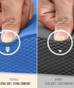 Yes4All Extra Large Foam Balance Pad, Non-Slip Foam Mat for Yoga & Balance Strength Training, Knee Pad for Physical Therapy B.Blue - L - 15,5" x 13" x 2" 9 81i4ePYSuL