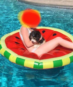 SWIMLINE Original Large Island Pool Float Collection for 1-3 Adults & Kids | Inflatable Floating Lounger Mats | XL Size Floaties for Pool Lake Ocean Summer Fun | Multi-Purpose Water Floaty Heavy Duty Fruit Slice (Watermelon) 37 81i57p9aMIL