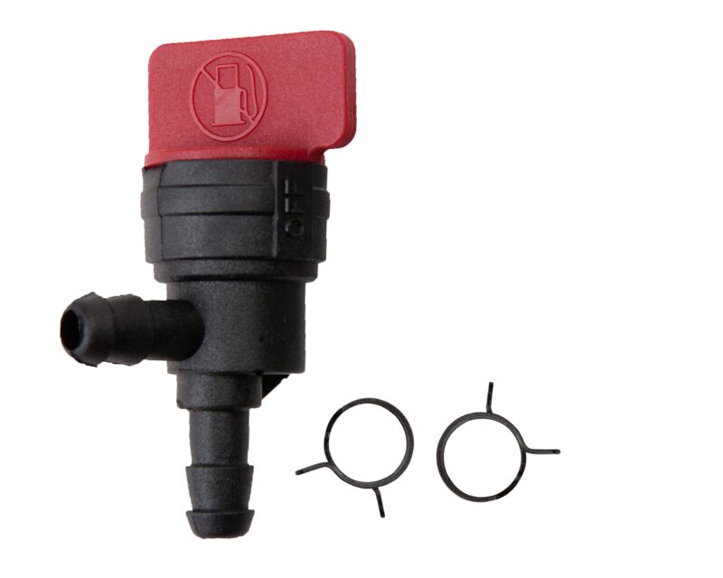 Catalog 1 Prime Line 7-02341 Fuel Shut-Off Valve W/Clamps 90 Degree