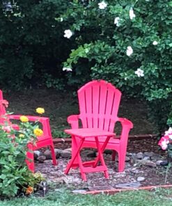 Adams Manufacturing 8500-26-3700 Plastic Quik-Fold® Side Table, Cherry Red 31 81i5N37jdeL