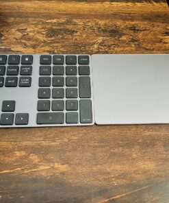 Bluetooth Number Pad, Lekvey Aluminum Rechargeable Wireless Numeric Keypad Slim 34-Keys External Numpad Keyboard Data Entry Compatible for Macbook, MacBook Air/Pro, iMac Windows Laptop Surface Pro etc Bluetooth - Black 56 81i7sik8uvL