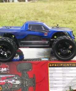 Redcat Racing Blackout XTE PRO 1/10 Scale Brushless Electric Monster Truck with Waterproof Electronics, Blue 42 81i8 pThvoL